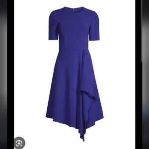 Black halo dress with ring